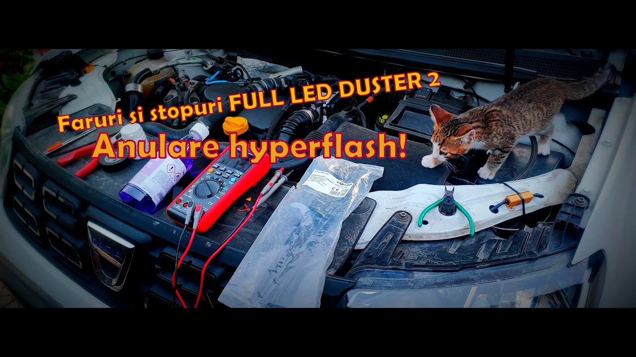 😍Am montat LED-uri in faruri si stopuri la Duster 2 - FULL LED ! Fara erori! Fara hyperflash😎