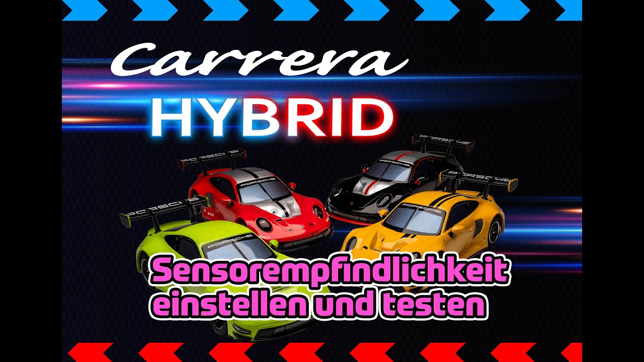 Carrera Hybrid: Sensorempfindlichkeit einstellen und testen – So reagiert dein Auto! 🚗📱
