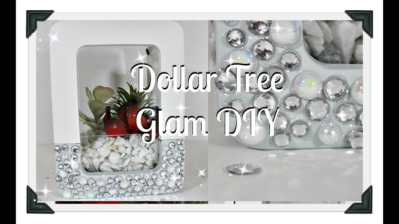 💎GLAM Terrarium DIY||💎Dollar Tree Planter Box Spring/Summer  2018💎