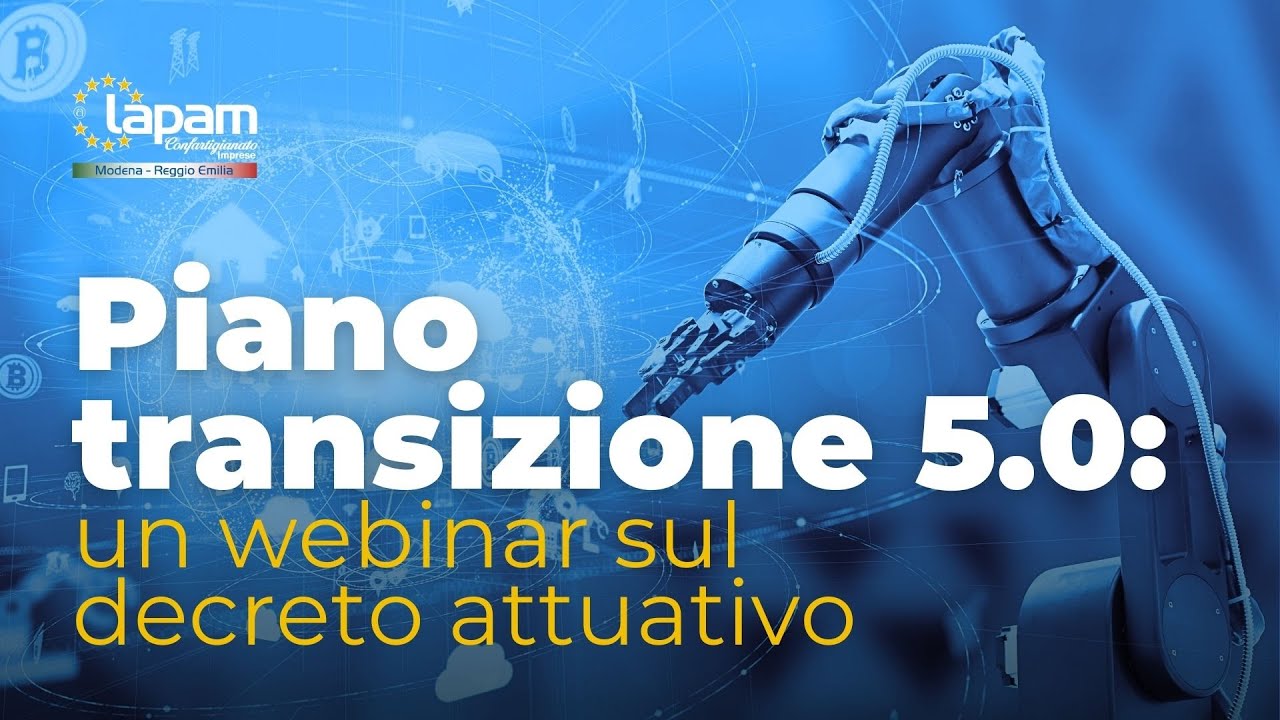 Transizione 5.0: un webinar sul decreto attuativo