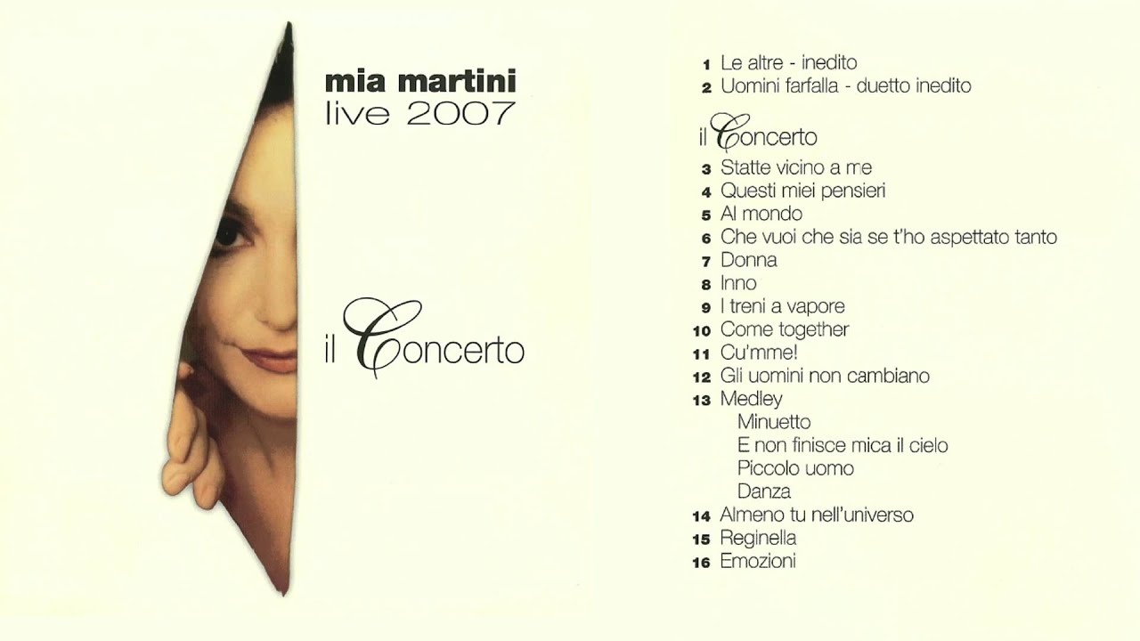 Mia Martini - Il Concerto (Live) [ALBUM COMPLETO]