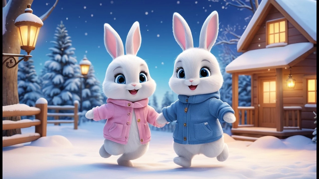 Snow Bunny Hop | Winter Fun Learning Song for Toddlers