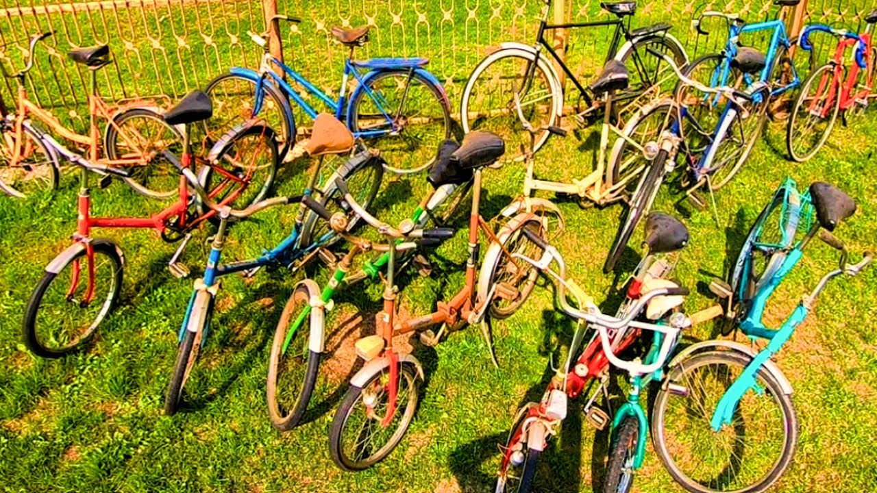 Kolekcja zabytkowych rowerów