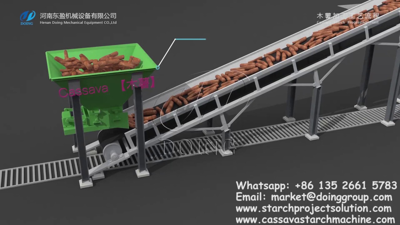 How to clean cassava root? Dry sieve and cassava paddle washing machine