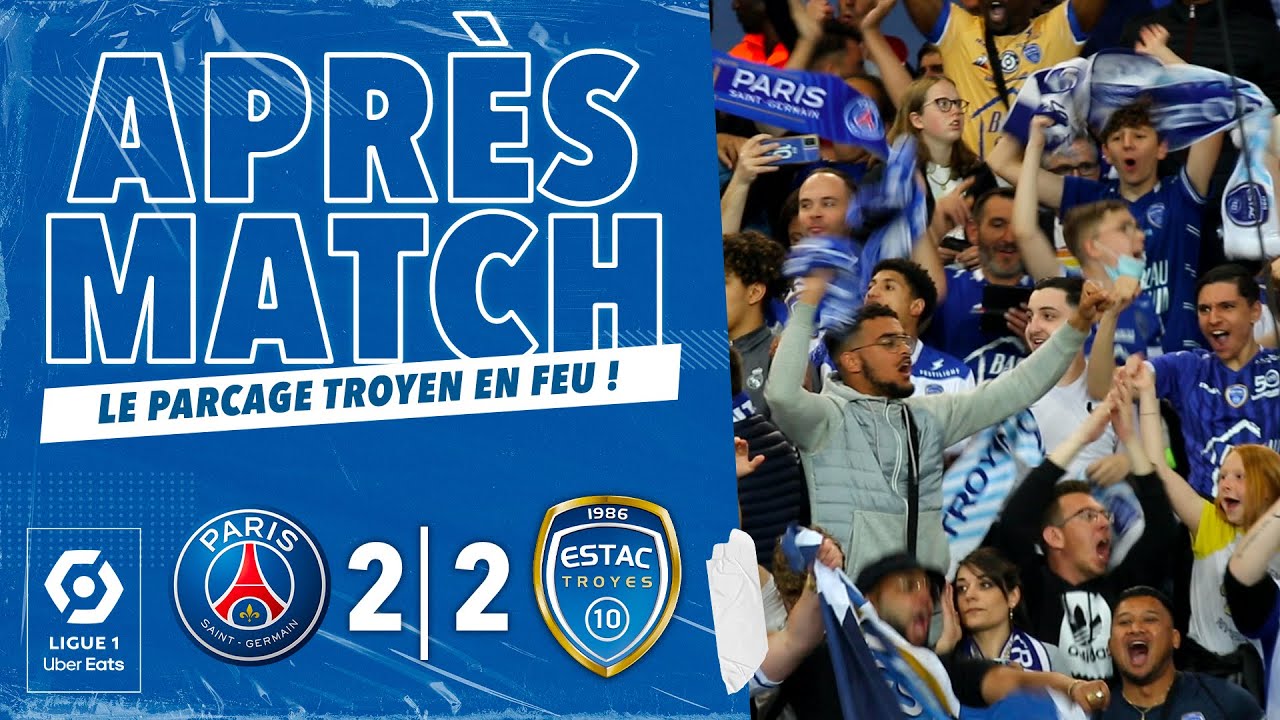 PSG 2-2 ESTAC | L'ambiance du parcage au coup de sifflet final !