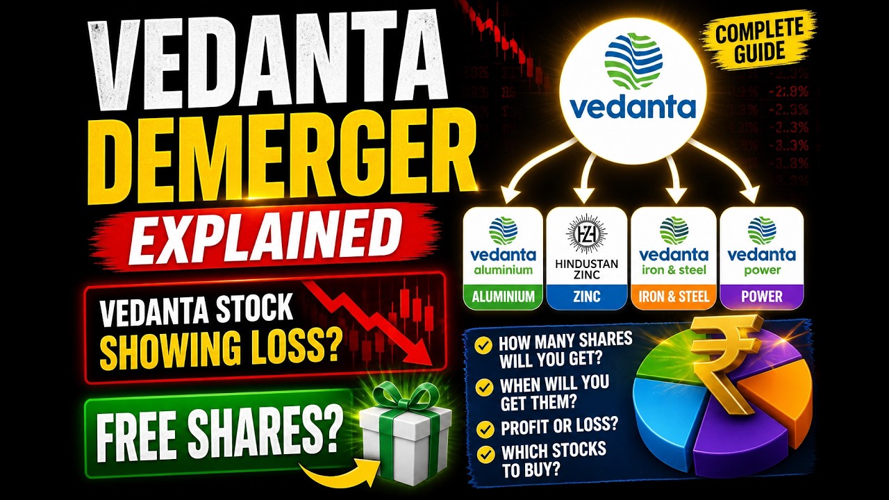 &ldquo;Vedanta Demerger Full Guide | How Many Shares Will You Get? Profit or Loss?