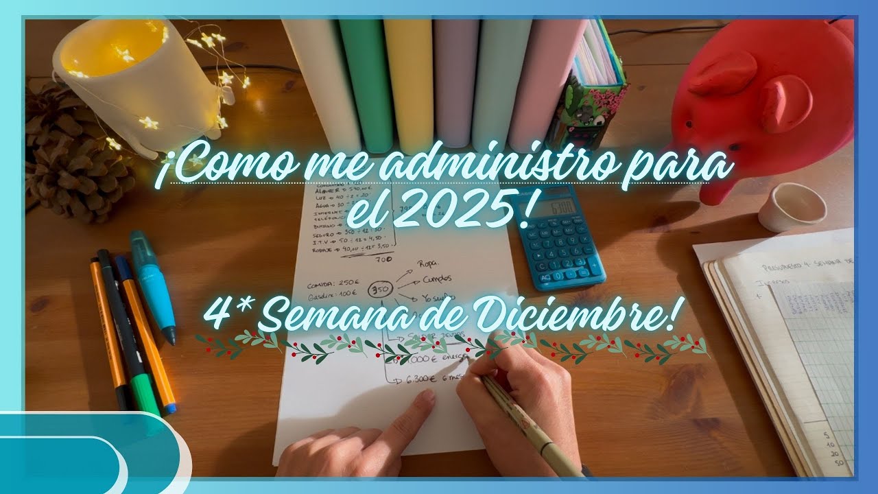¿COMO HACER UN PRESUPUESTO? Comienza el 2025 con el sistema de sobres ¿Por donde empiezo? 🎄💶✉️