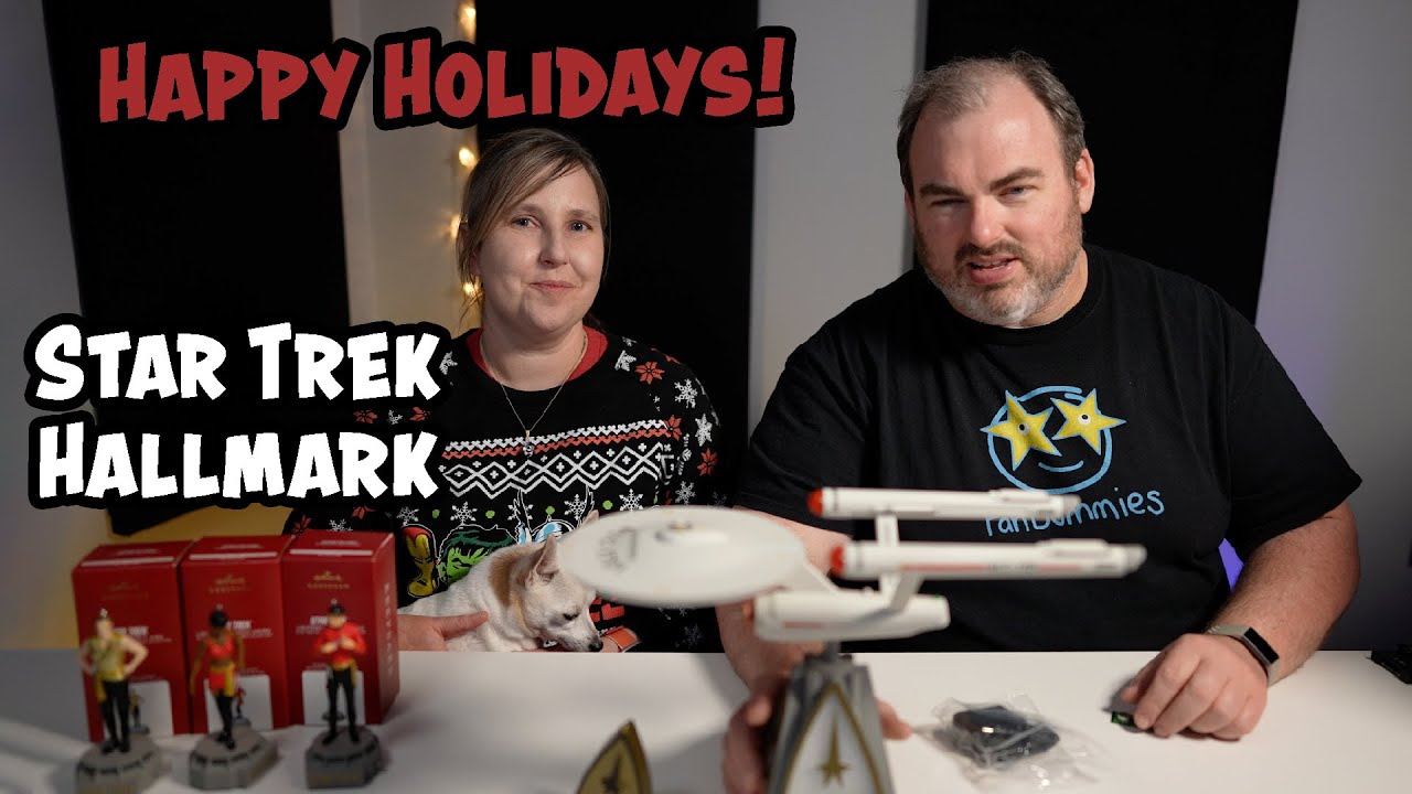 Star Trek Hallmark U.S.S. Enterprise Tree Topper and Ornaments