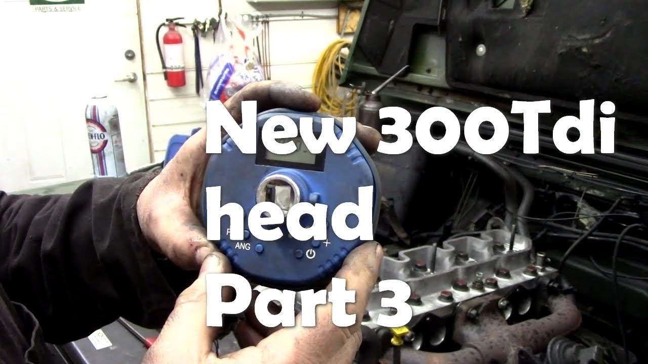 300Tdi head replacement part 3. Head tightening and assembling the rockers