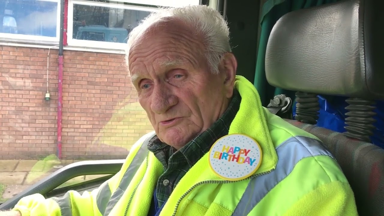 Britain's oldest lorry driver is still going strong at 91