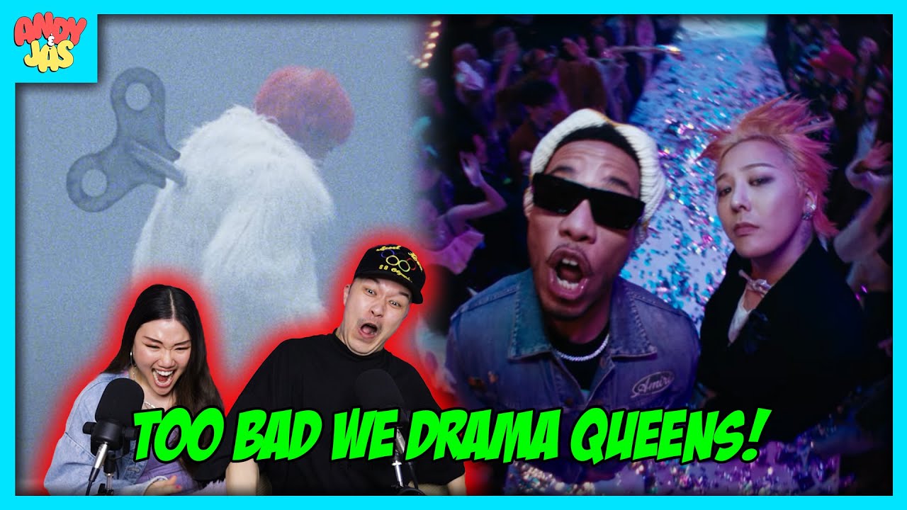 G-DRAGON - DRAMA +  TOO BAD (feat. Anderson .Paak) (Official Video) | REACTION + LYRICS EXPLAINED!