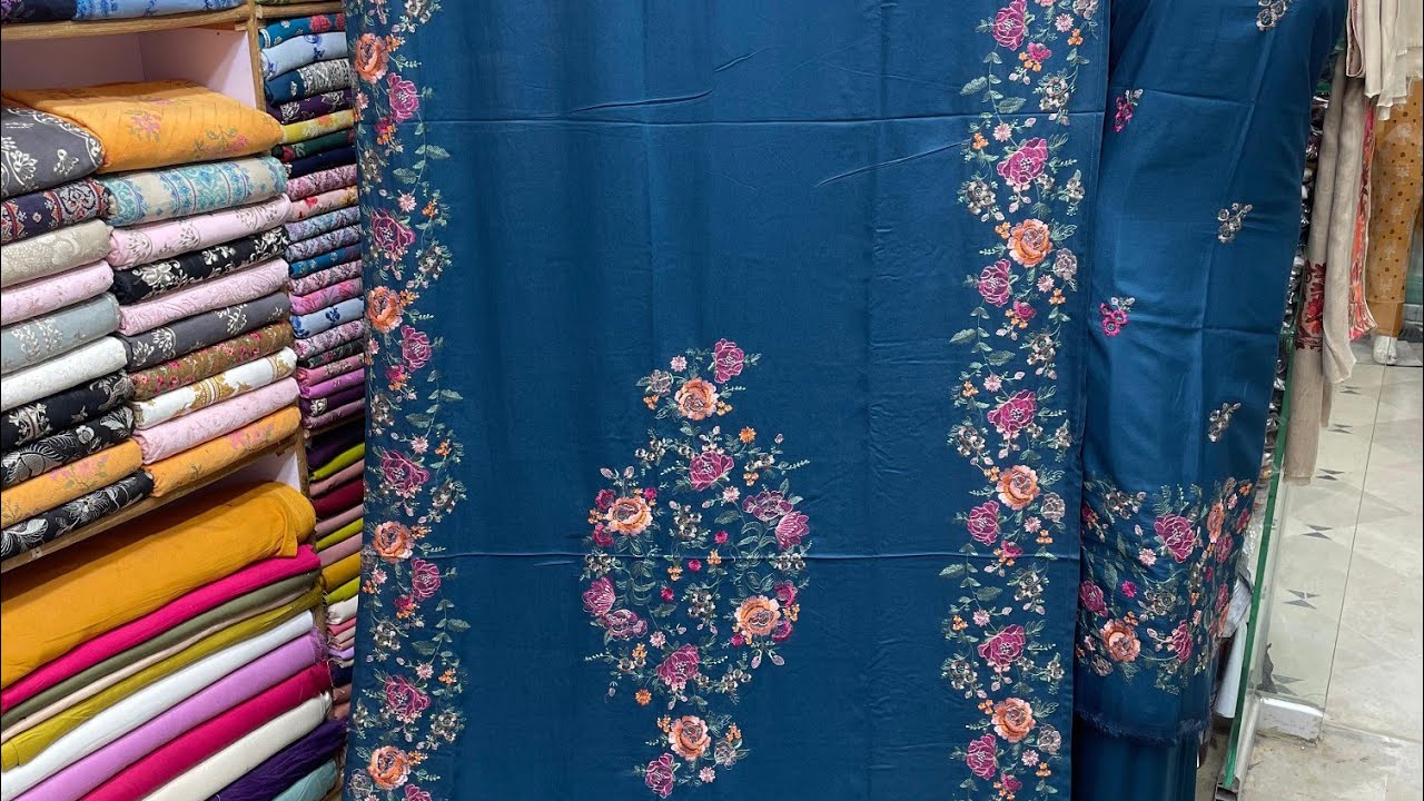 New Arrival  Karandi Suit with Shawl, Winter Collection.