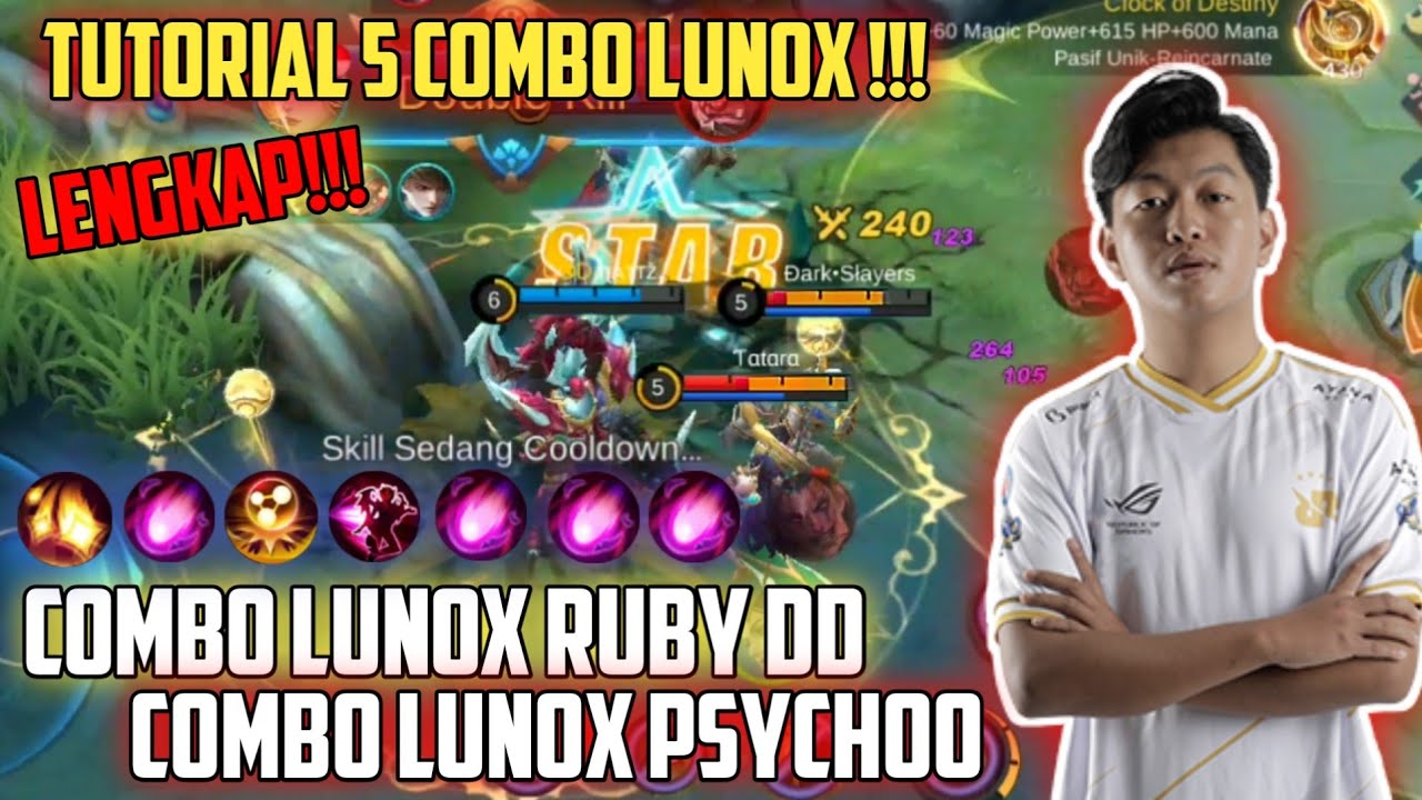 TUTORIAL COMBO LUNOX 2021 | TUTORIAL COMBO LUNOX RUBY DD, TUTORIAL COMBO LUNOX PSYCHOO