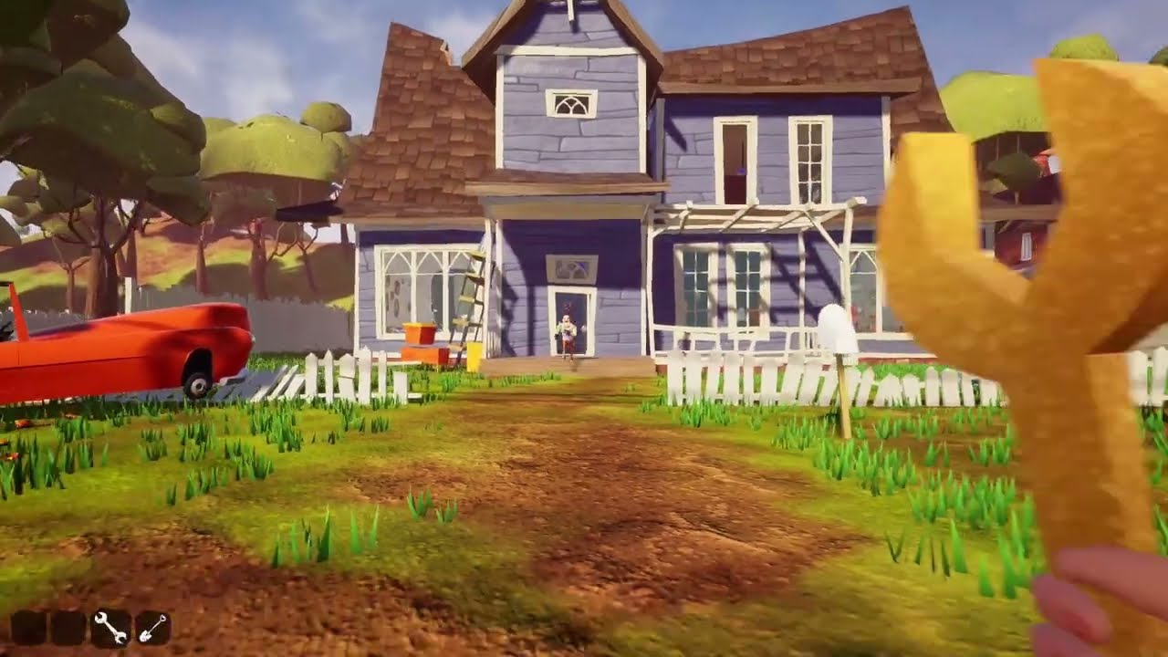 *Акт 1 Hello neighbor* Новая игрушка на моем канале
