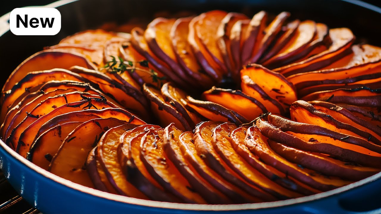 Почему вы не пробовали такой сладкий картофель? Такой вкусный! Простой осенний рецепт!