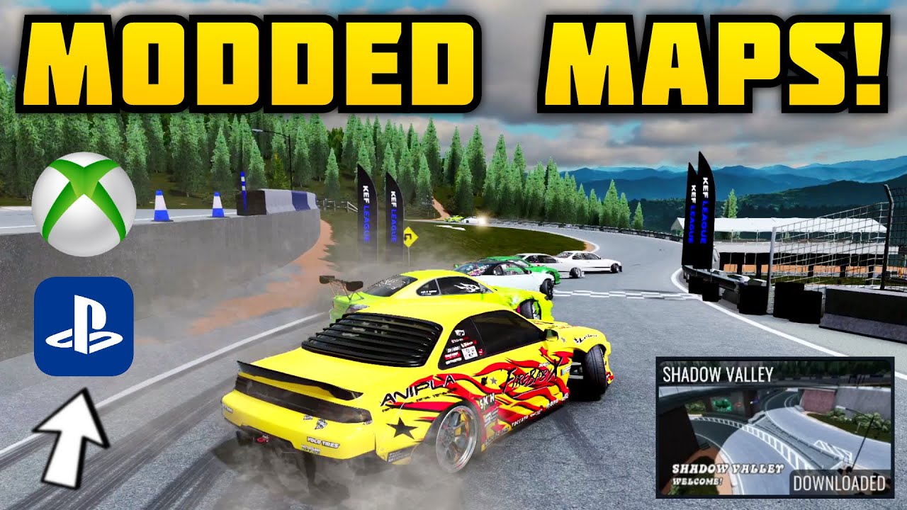 НОВОЕ обновление консоли CarX Modded MAPS!