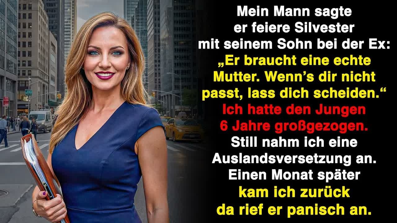 „Er braucht eine echte Mutter  Wenn’s dir nicht passt, lass dich scheiden “ sagte er aber