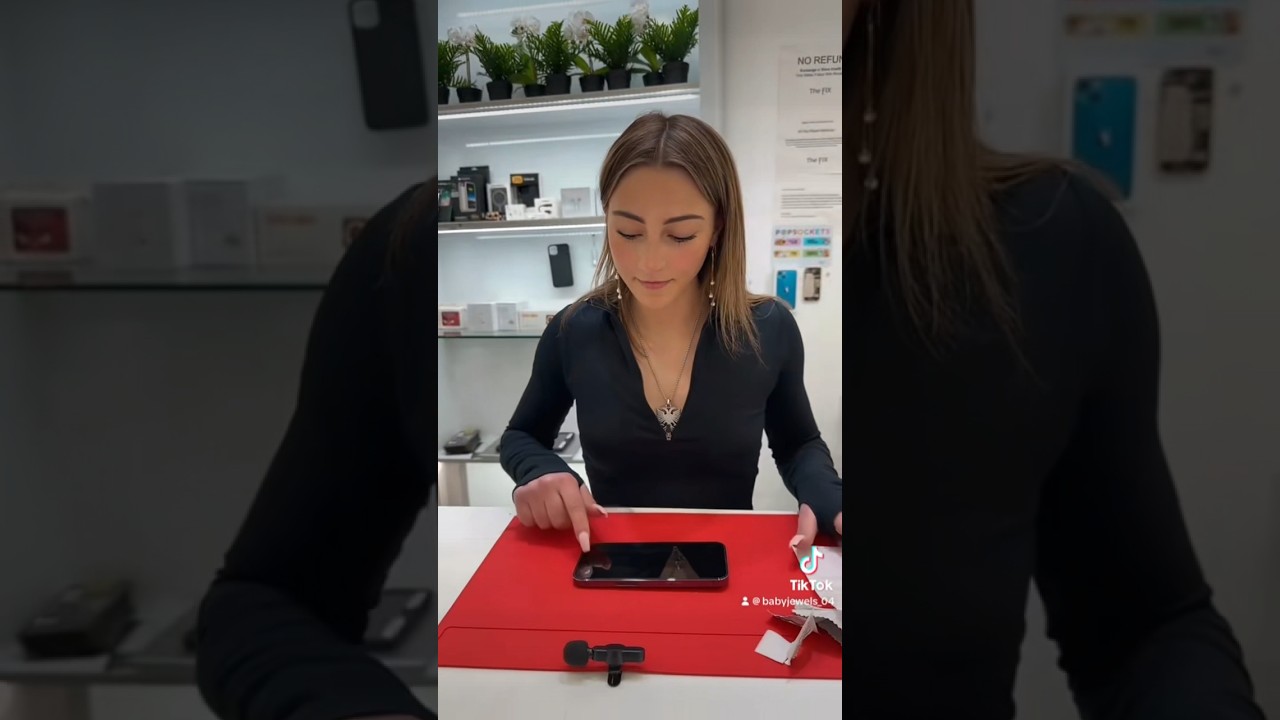 ASMR screen protector #asmr  #screenprotection #iphone #phoneaccessories #phonegirl #screenprotector