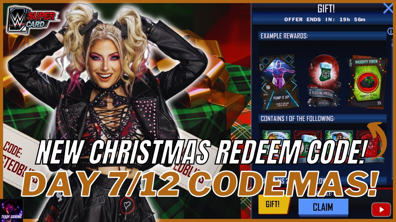BRAND NEW CHRISTMAS CODE! DAY 7/12 OF CODE-MAS! + FREE GIFT IN STORE!