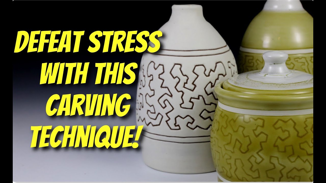 Carving For Focus, Relaxation, and Creativity. Is COLD Carving Pottery for You?
