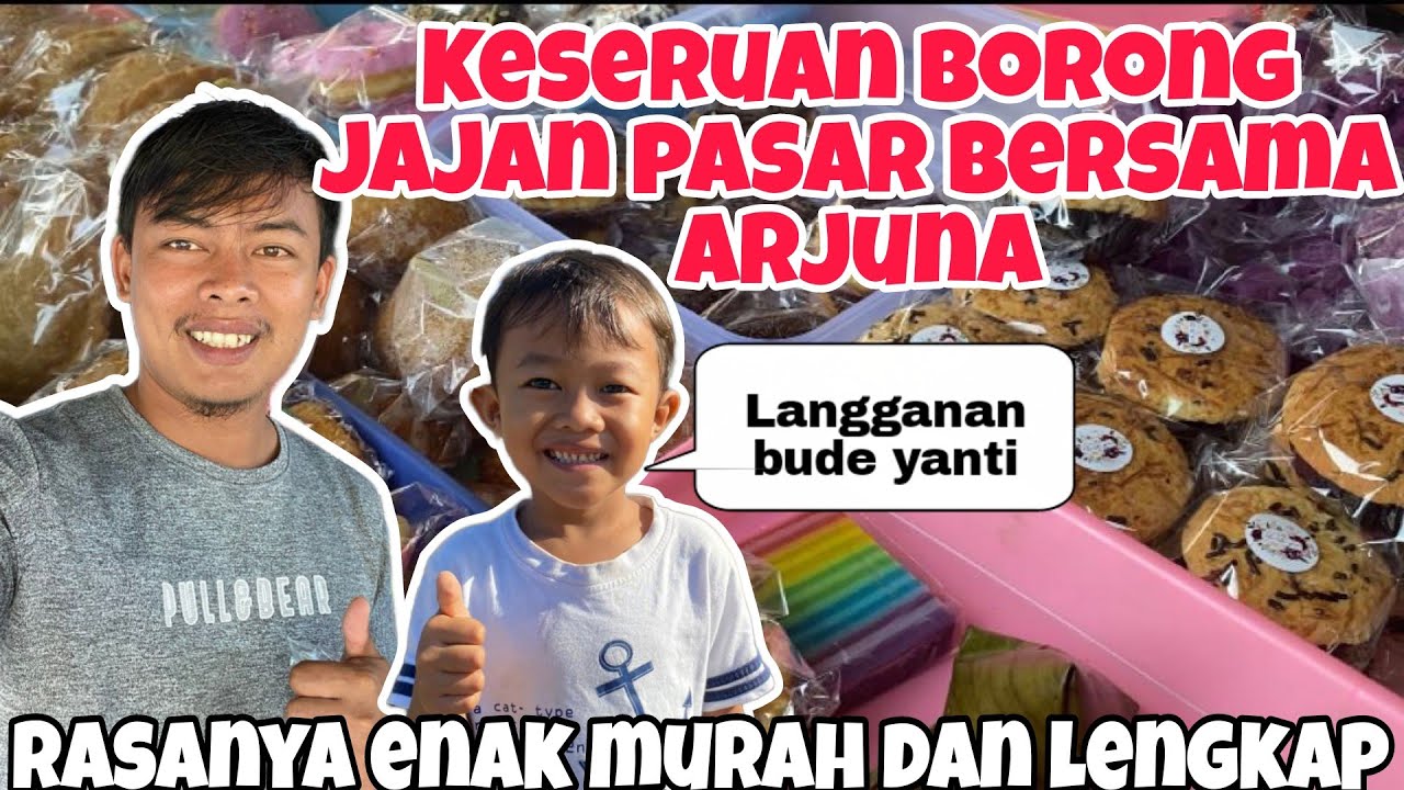 KESERUAN BORONG JAJAN PASAR KESUKAAN ISTRIKU.BELI APA AJA YAA??