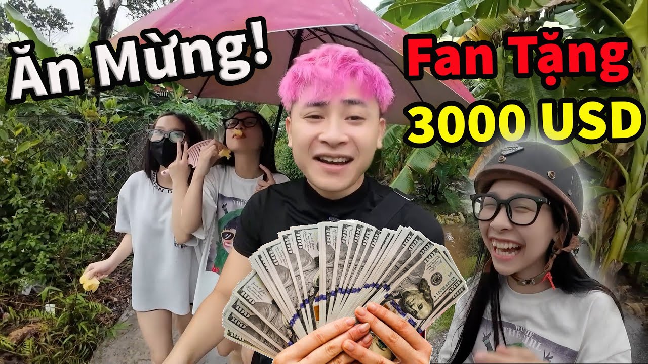 Tin Vui ! Hậu Cáo Được Fan Tặng 3000 USD Và Đưa My Về Quê Ăn Mừng