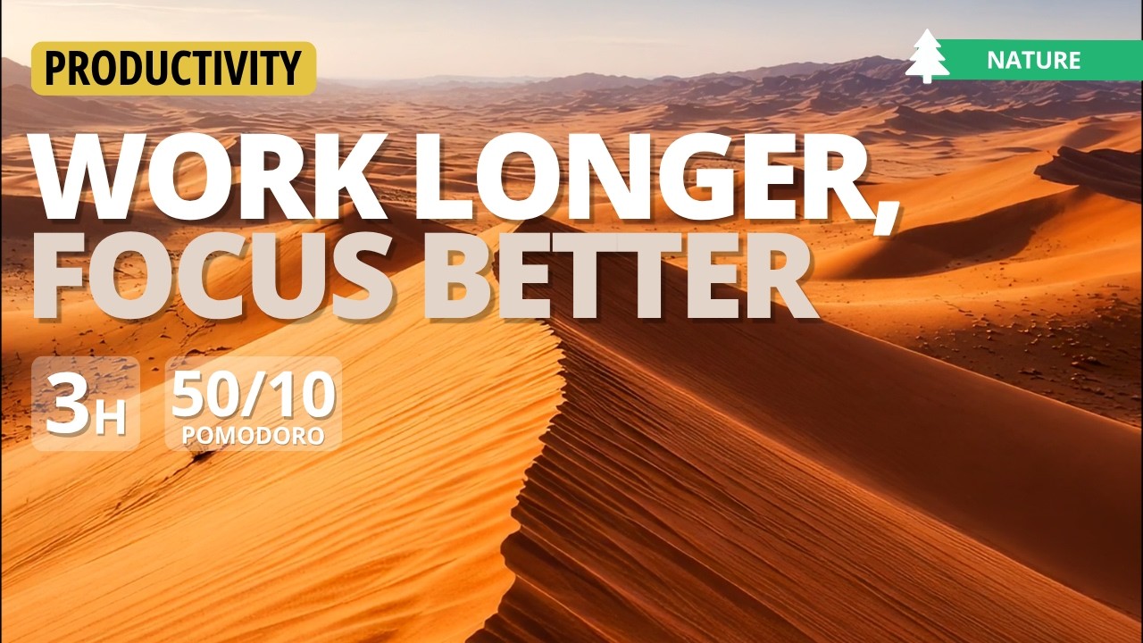 Dune Ridge &ndash; Long Focus Sessions I Pomodoro Focus Music - Future Garage (No Distractions)