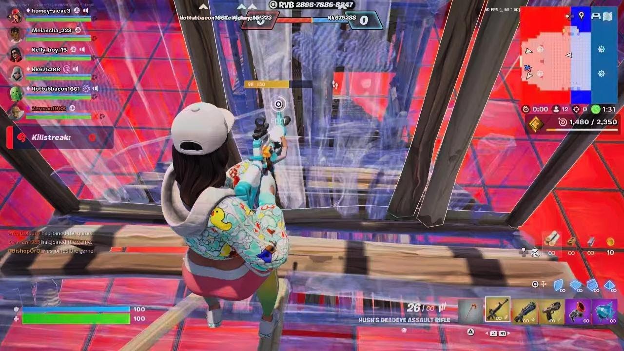 Fortnite red vs blue