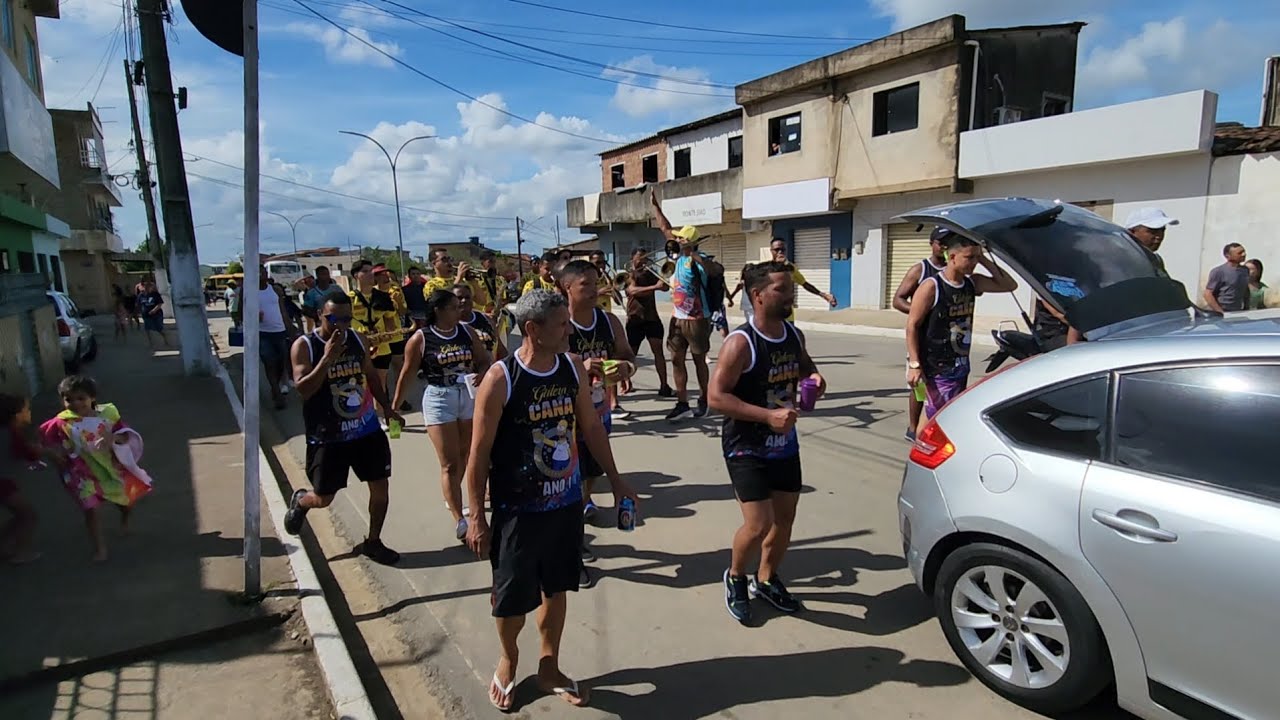 Bloco Galera da Cana no carnaval de Chã de Alegria 2026 | Pernambuco. 