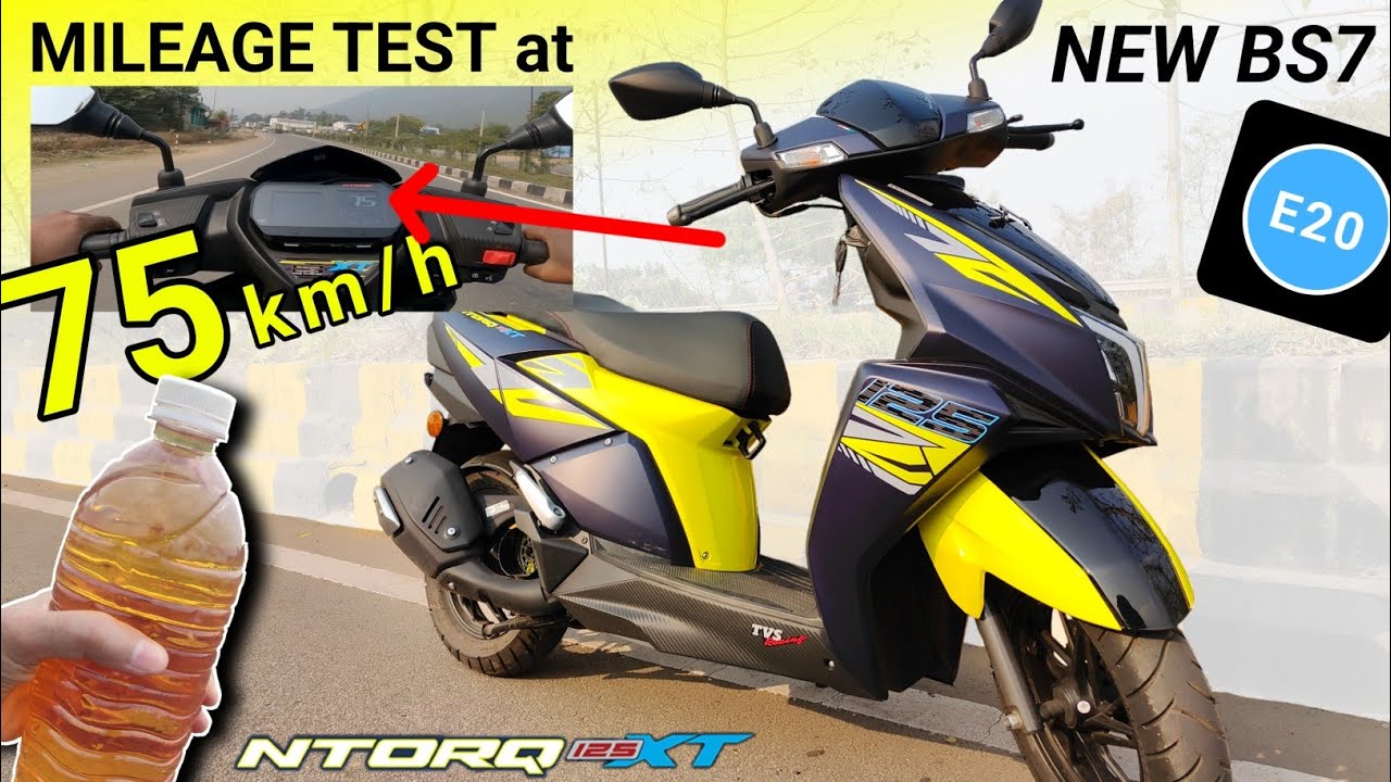 🚀2025 Tvs Ntorq 125 XT Mileage Test| TVS Ntorq 125 XT BS7 Mileage Test| Ntorq XT Mileage Test | 125
