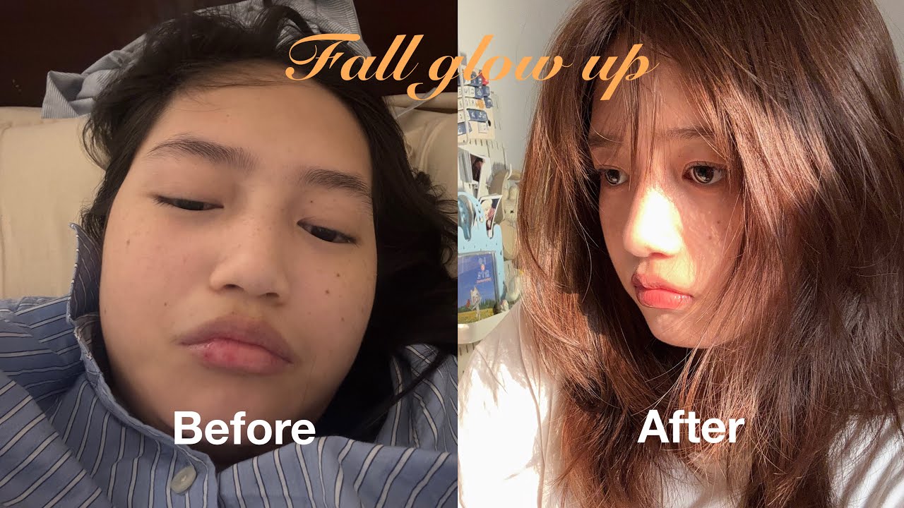 Fall Glow up with me 🍂 | new hair , nails & clothes 