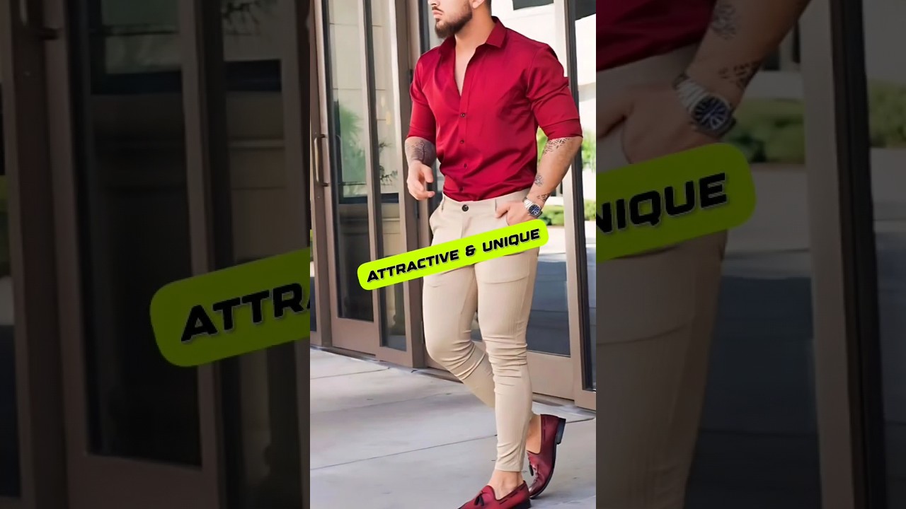 3 Red Outfit Combinations for Men #redshirt #shorts
