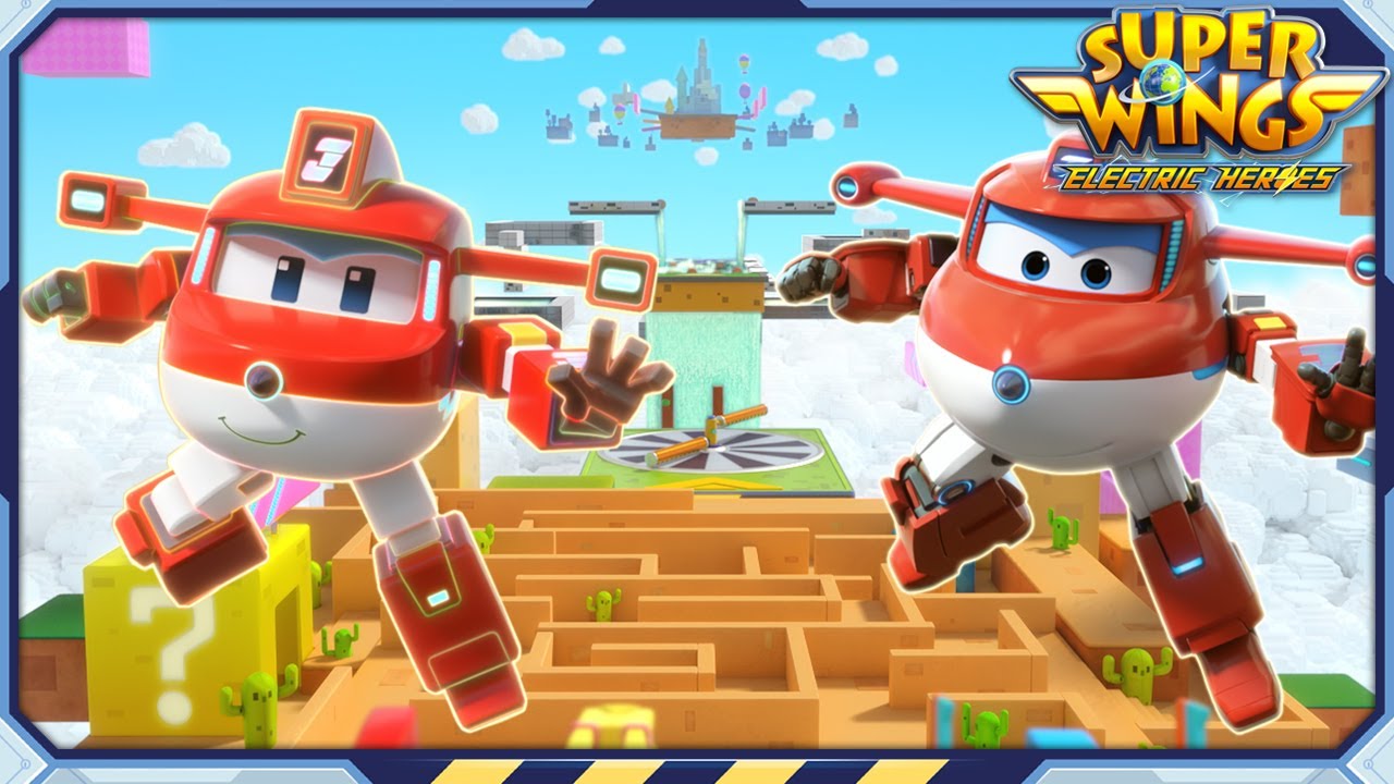 [SUPERWINGS8] Alice in Pixel-Land | Superwings Electric Heroes | S8 EP28