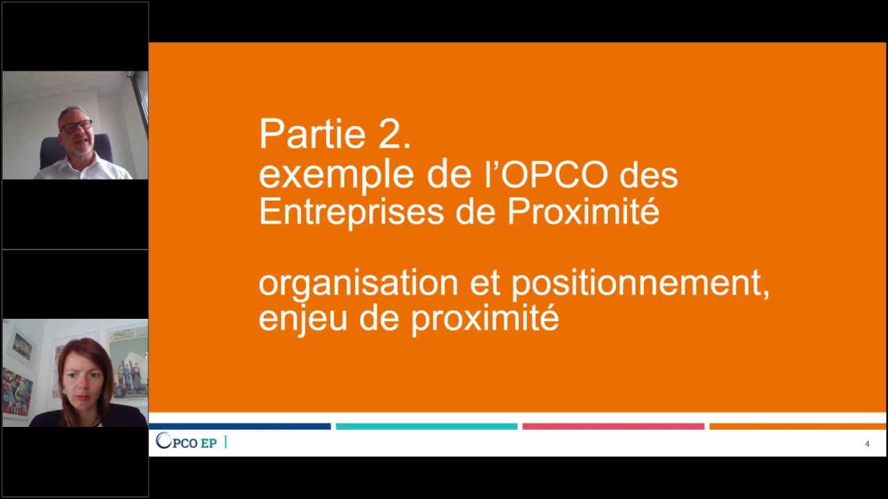 Les OPCO face à la crise sanitaire et aux perspectives de reprise – Exemple de l’OPCO EP