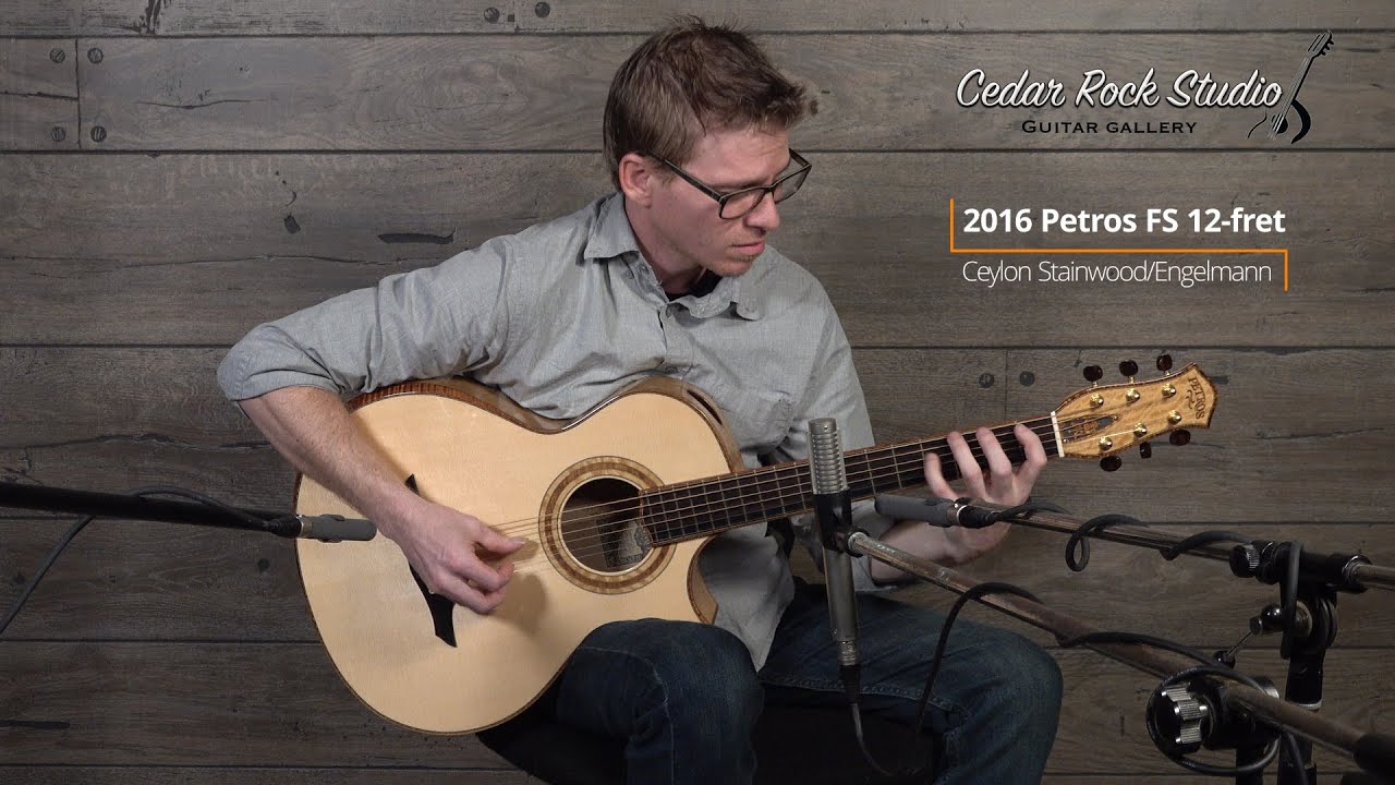 2016 Petros FS 12-fret (Ceylon Satinwood/Engelmann) played by Matt Thomas