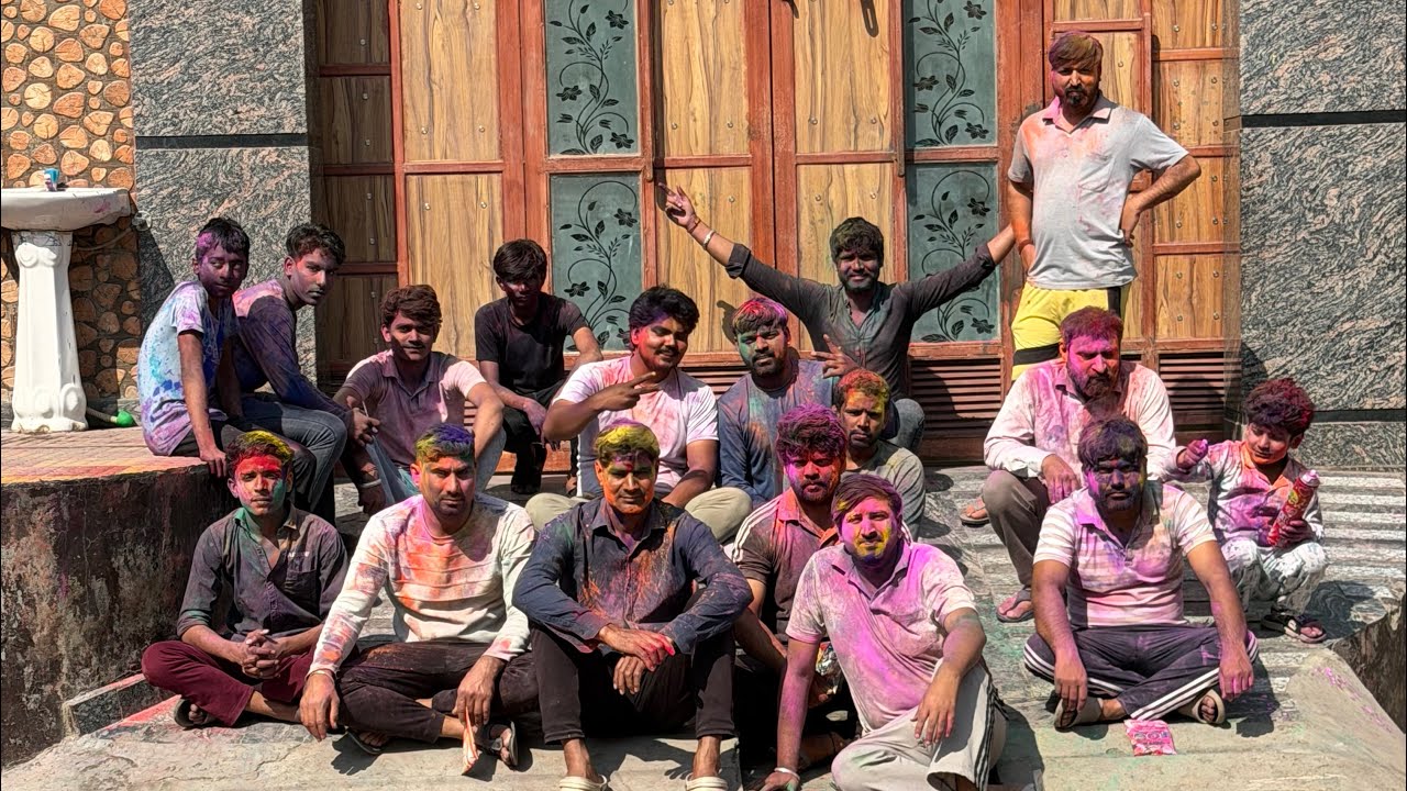 हमारे गांव की होली 🎉 | Holi Celebration in Village | Humara Gaau Ki Holi Part 1