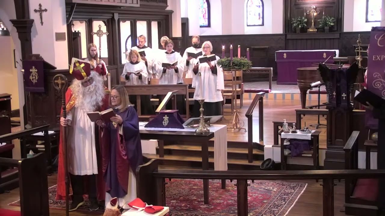 St. Nicholas Helps the Procession Out