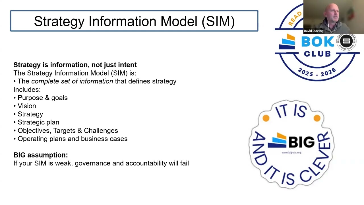 BIG - from Business Drivers to Strategic Responses - Key Concepts Book Club