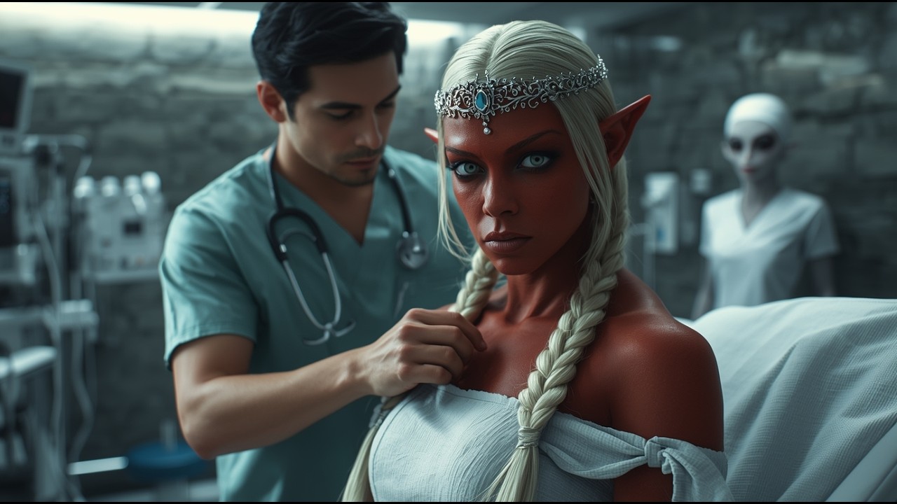 I was checking her injuries—the alien princess’s nurse said “Too careful for a soldier  ”