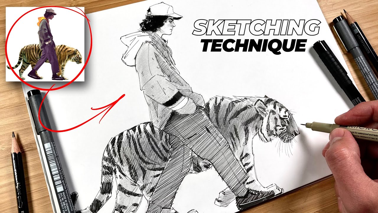 How to sketch - simple CONSTRUCTION technique
