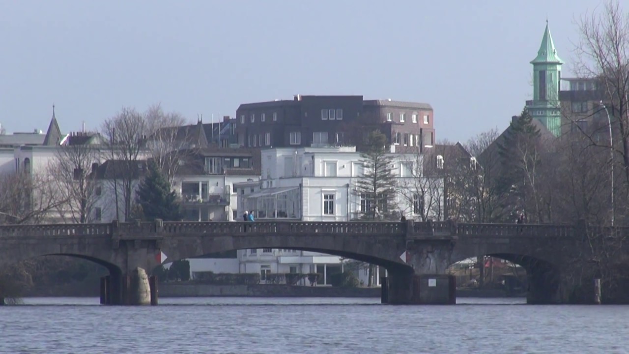 Hamburg - the beautiful Alster lakes HD