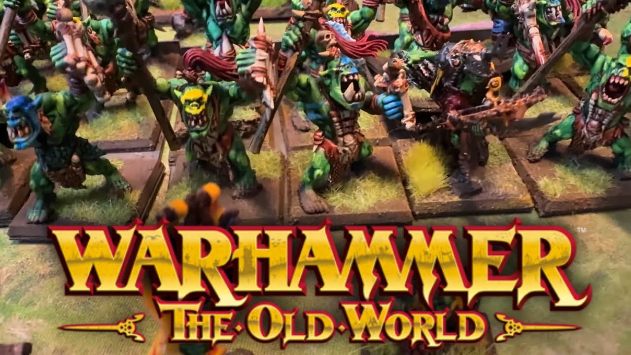 Warhammer the Old World Battle Report Da Great Keef's Orcs go to war vs a Dwarf  Expeditionary Force