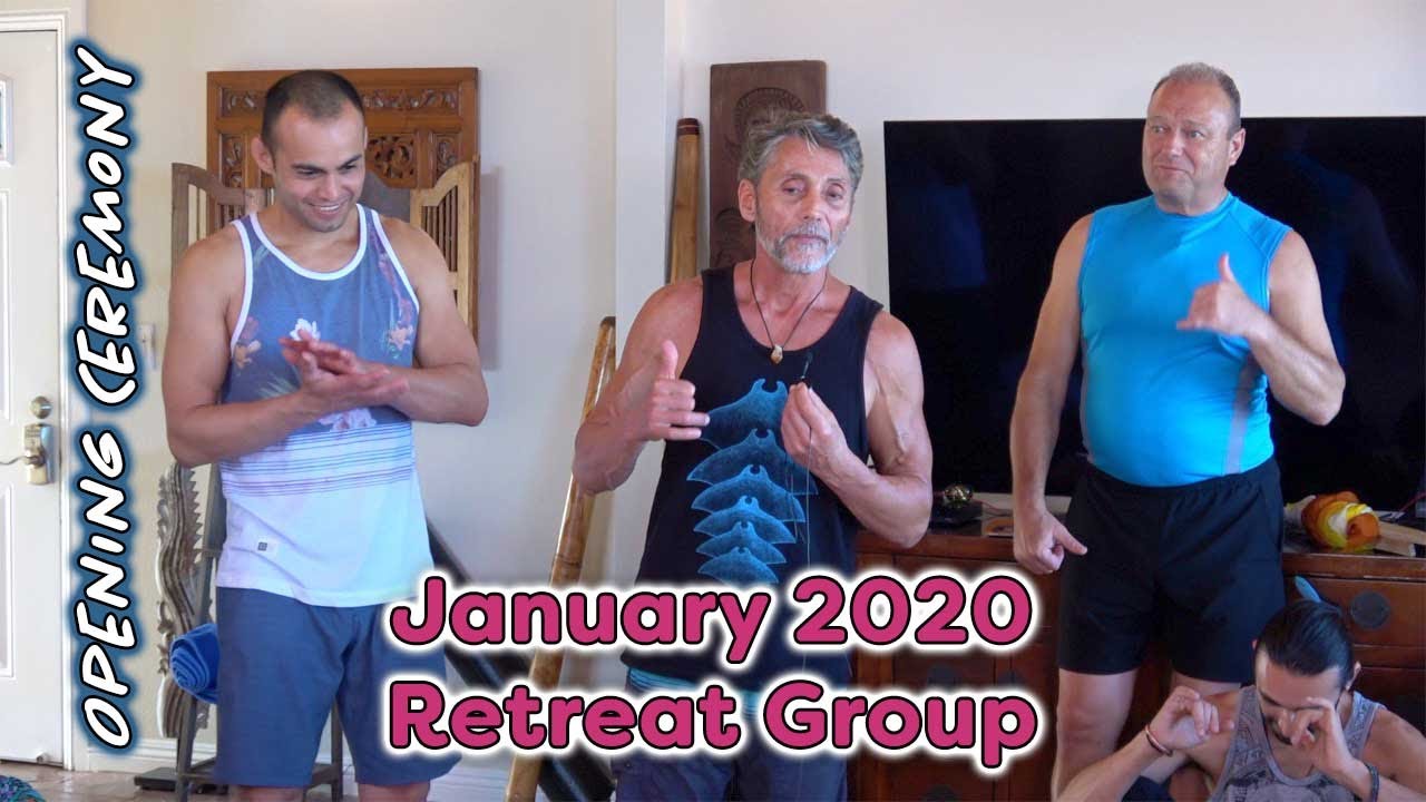 January 2020 Retreat Group Opening Ceremony | Earther Academy Retreats