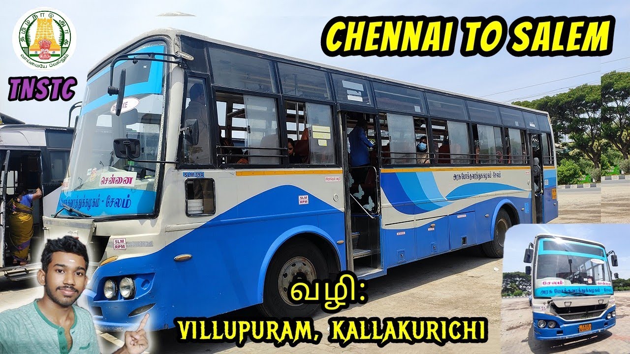 🚍TNSTC CHENNAI To SALEM TRAVEL VLOG!!! Cheapest Bus!! | K Raja vlog