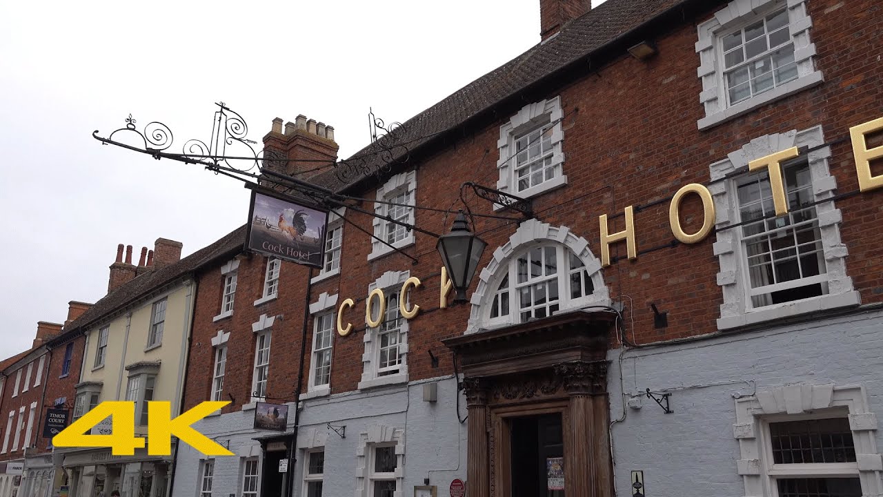 Stony Stratford Walk: Town Centre【4K】