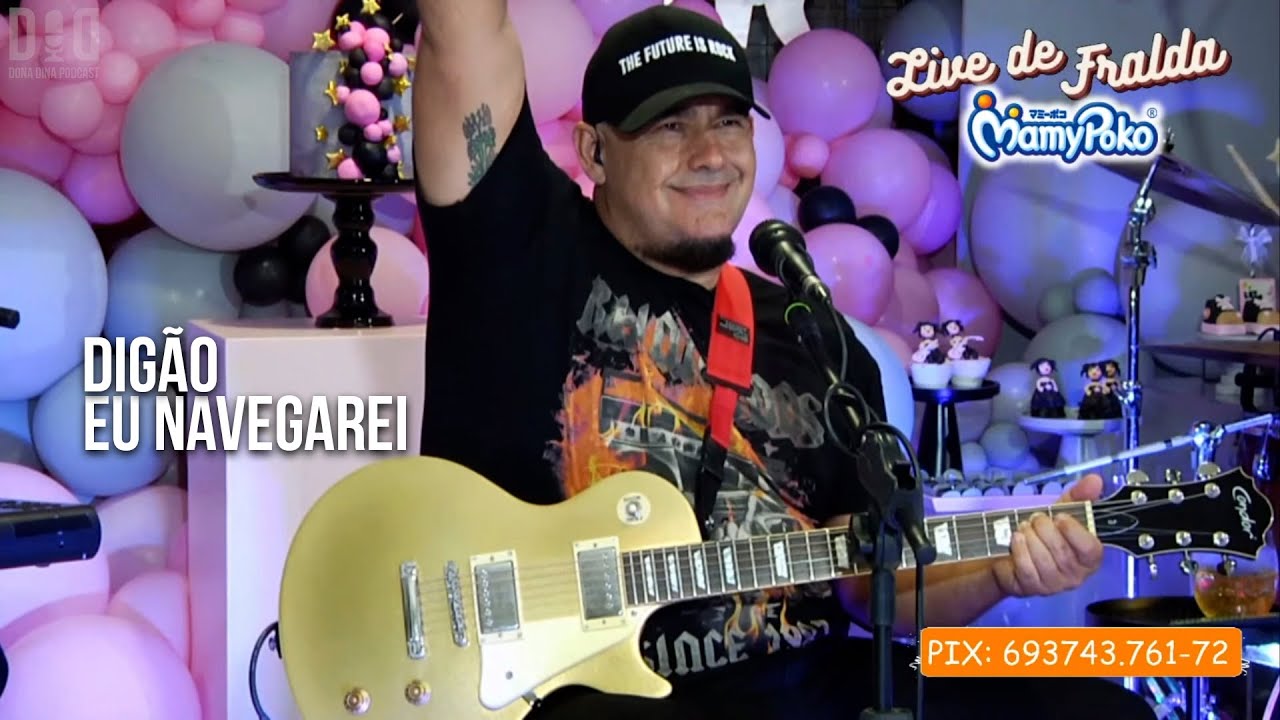 Dig&atilde;o do Raimundos canta M&uacute;sica Gospel - Eu Navegarei