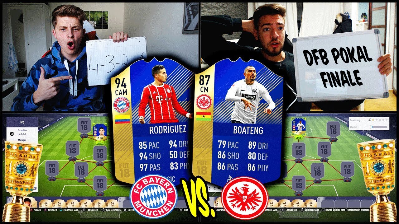 DFB POKAL FINALE Bayern vs. Frankfurt Squad Builder Battle vs. Wakez! 🏆🏆 Fifa 18 Ultimate Team