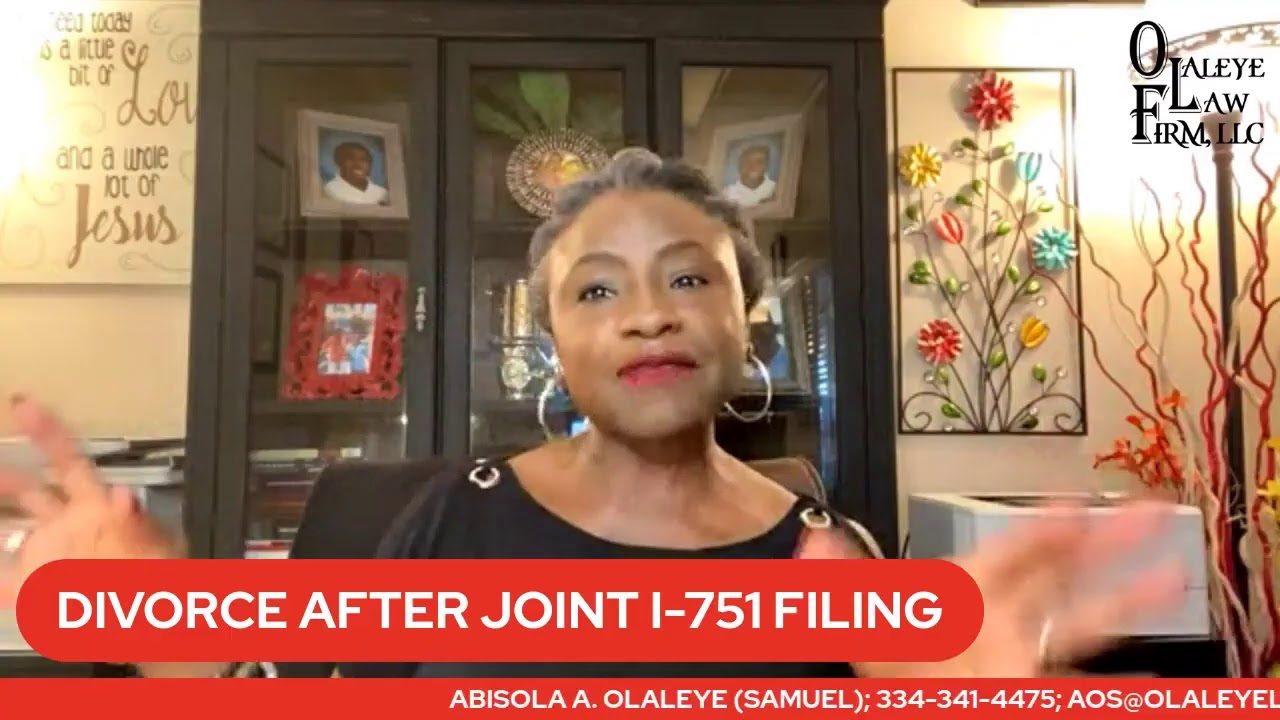 DIVORCE AFTER JOINT I-751 FILING