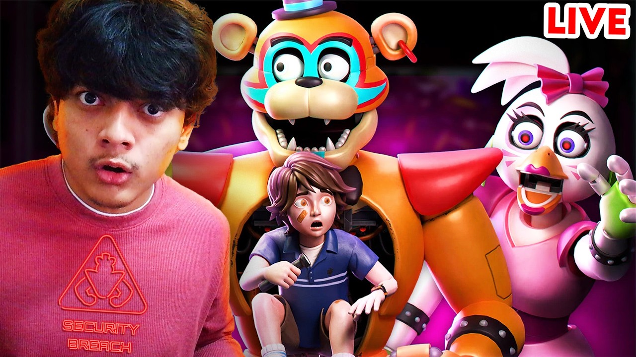 FIRST TIME PLAYING FNAF SECURITY BREACH