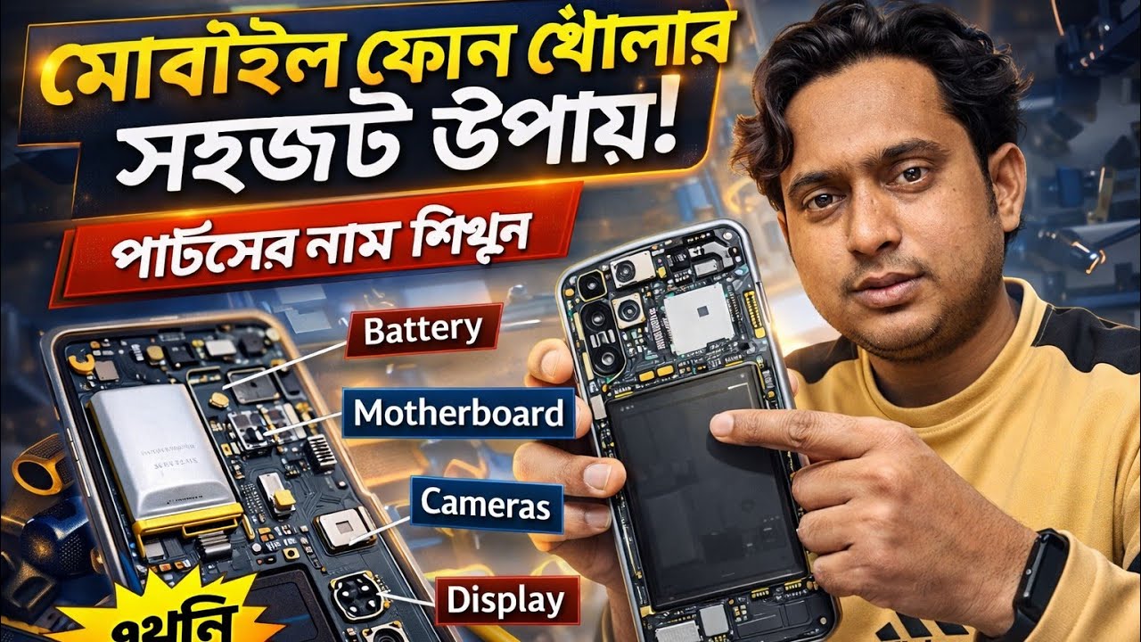 Mobile Servicing Basic Class 02 | How to Open Phone & Identify Parts